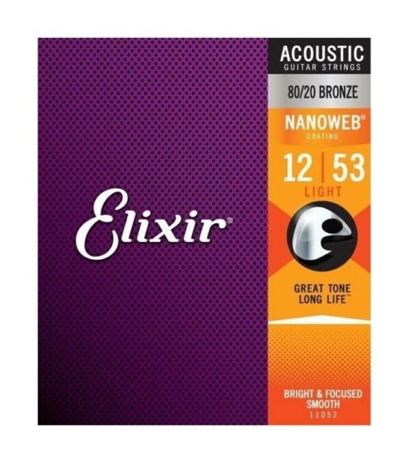 CORDA DE VIOLAO ELIXIR NANOWEB EX11052 (0.12)