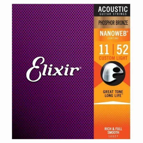 CORDA DE VIOLAO ELIXIR NANOWEB EX16027 (0.11)